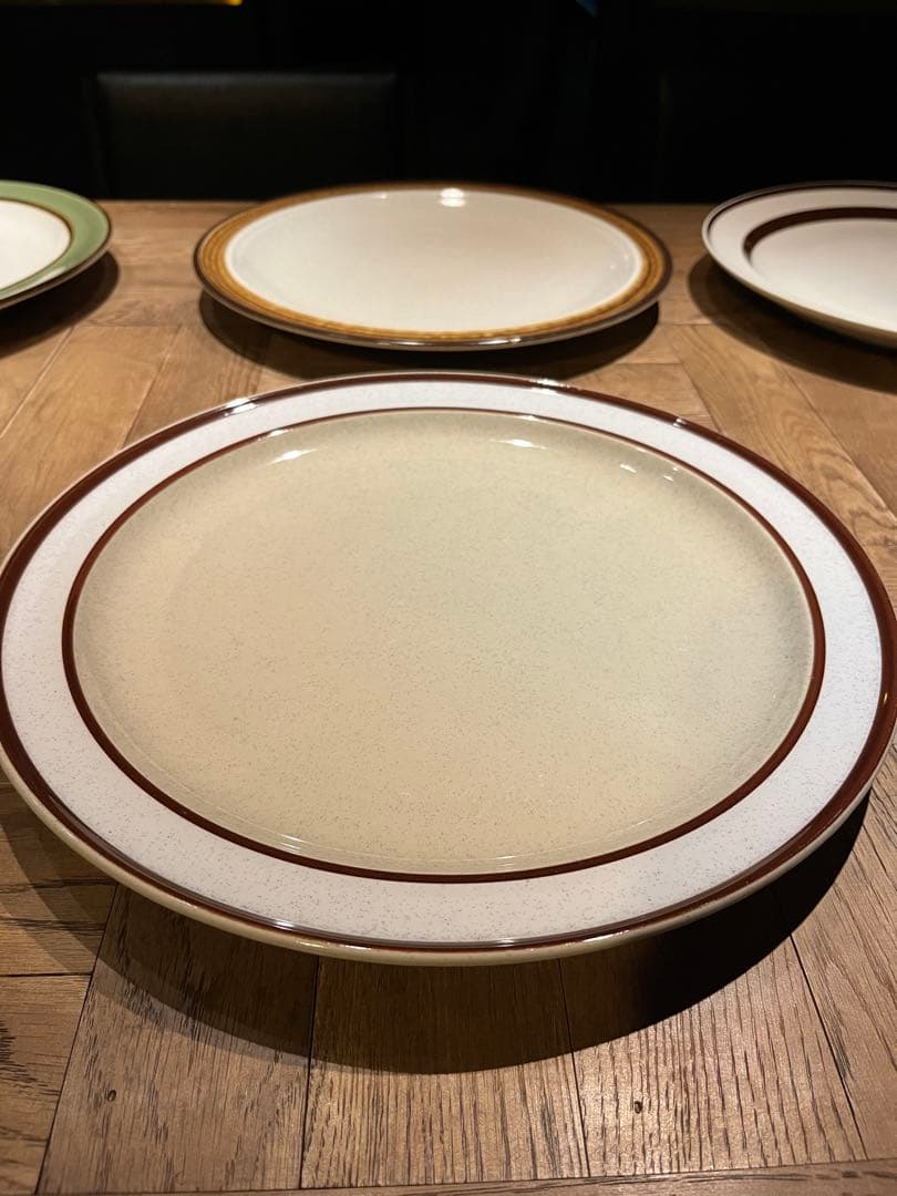大皿ストーンウェア　7枚セット