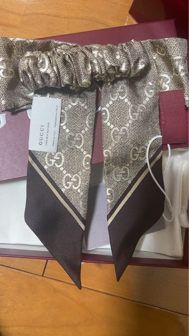 GUCCI リボン シュシュ