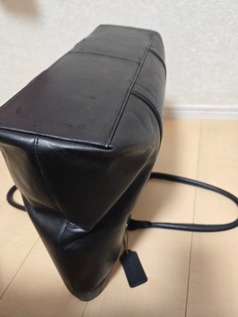 COACH コーチ メトロポリタン 大容量 トートバッグ 肩がけブラックA4可