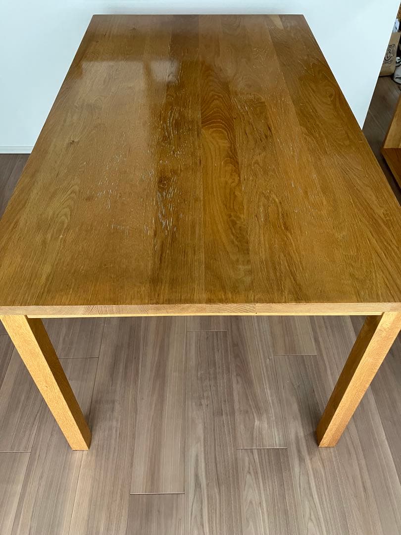 無印良品 MUJI ダイニングテーブル　オーク無垢材　140サイズ