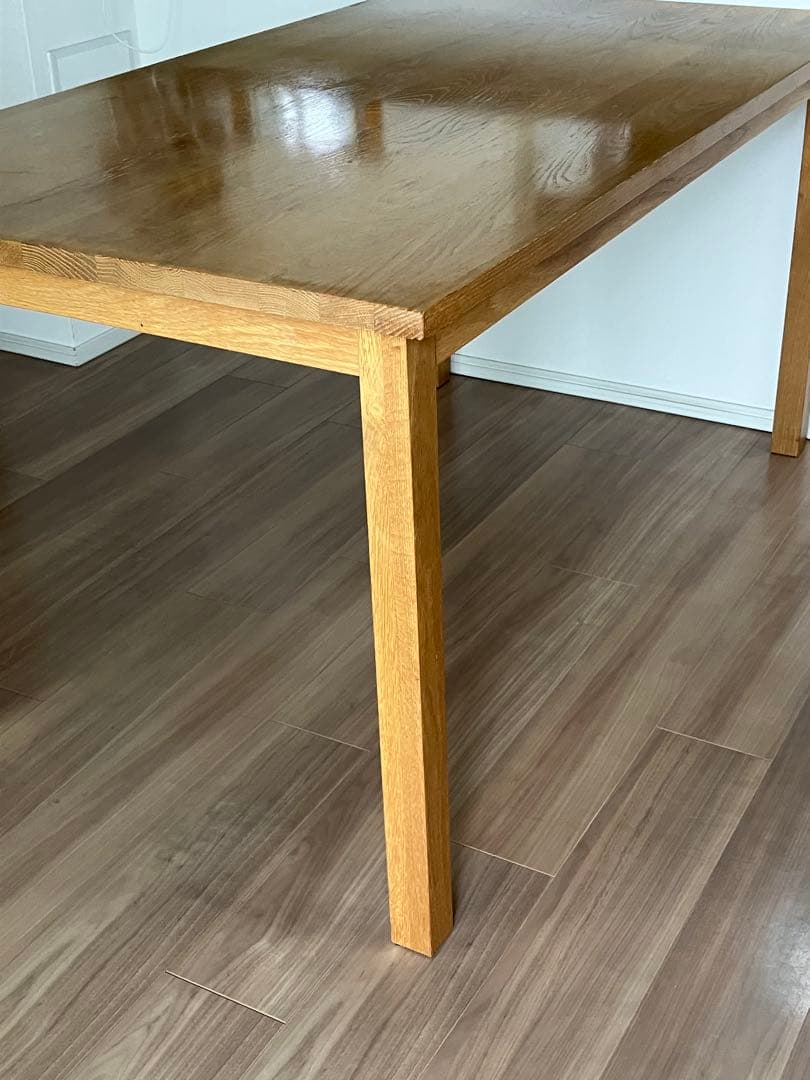 無印良品 MUJI ダイニングテーブル　オーク無垢材　140サイズ