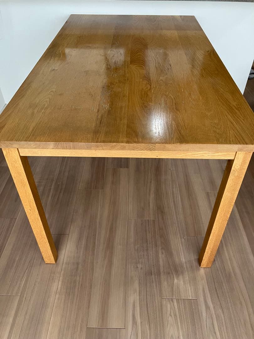 無印良品 MUJI ダイニングテーブル　オーク無垢材　140サイズ