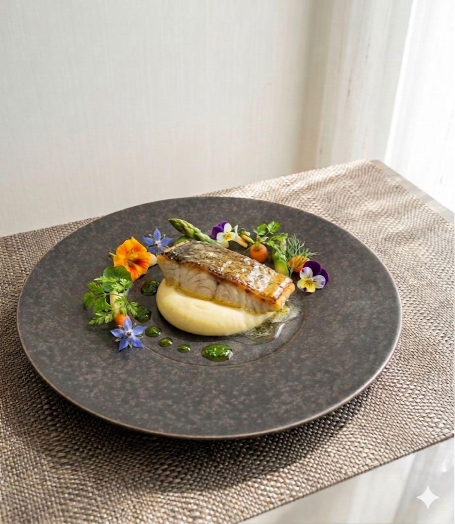 マルミツポテリ【4枚セット】SOBOKAI プレート　お皿　大皿　φ31.5cm