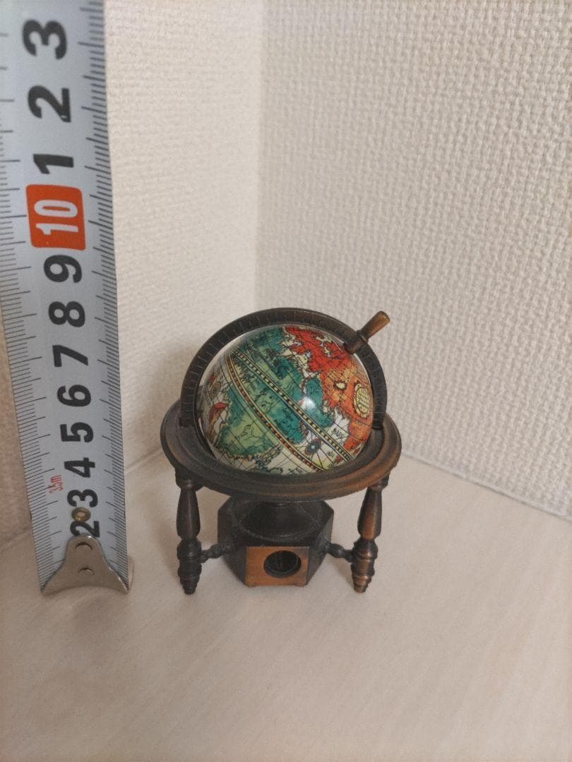 地球儀　置物　インテリア　鉛筆削　アンティーク調