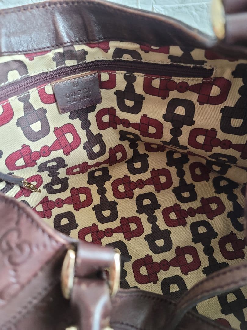 本物 GUCCI グッチ グッチシマ アビー ハンドバッグ ショルダーバッグ