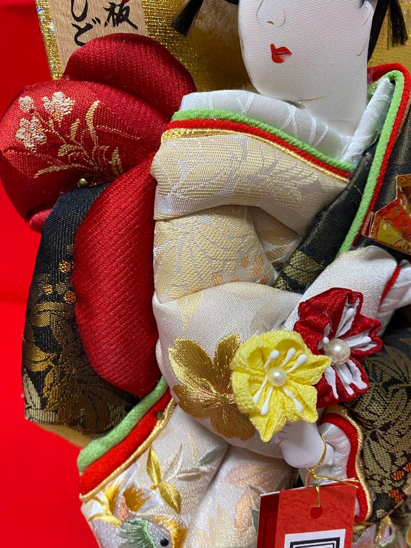 東京久月　羽子板おしどり10号ガラスケース・間口約２５×奥行約２０×高さ約４４㎝