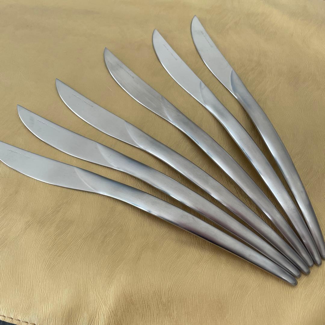 SAKURAI ステンレススチール テーブルナイフ 6本セット