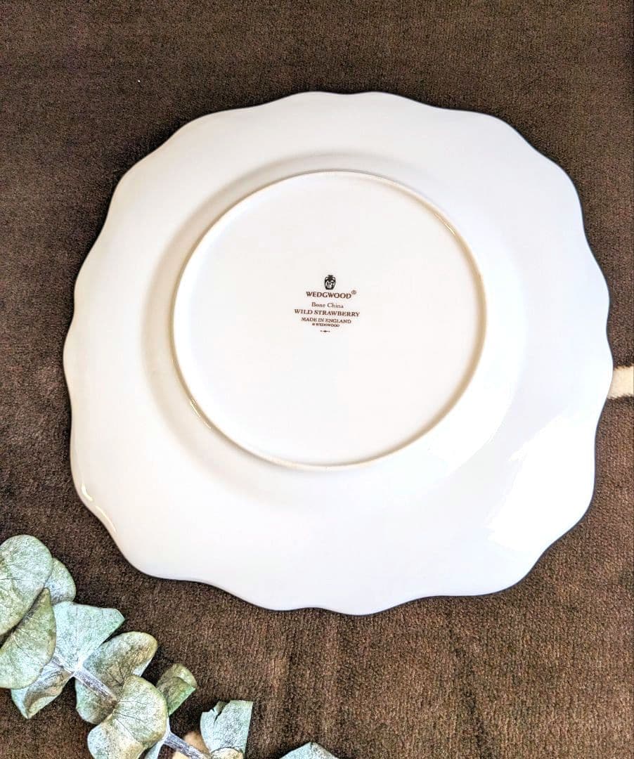 ワイルドストロベリー　レアな12角型サラダボウル等　7点セット　黒壺マーク♪