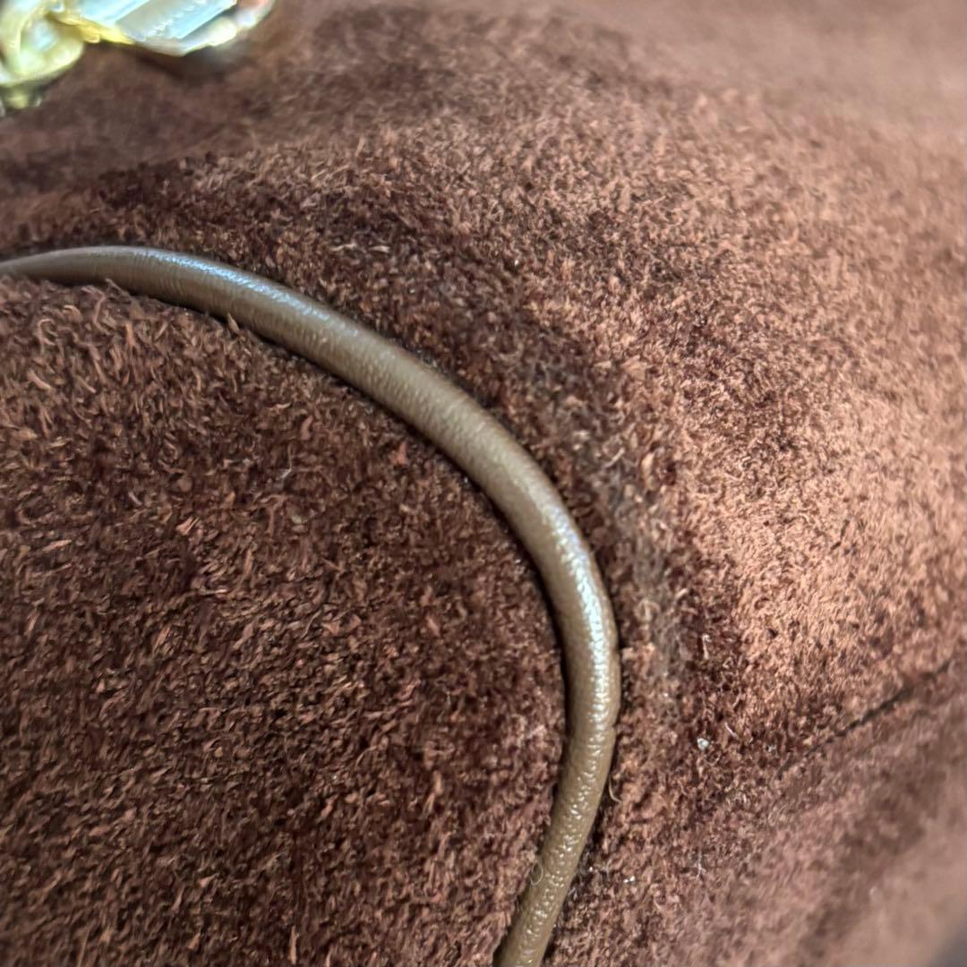 ラシット　スエード2WAYミニボストンバッグ