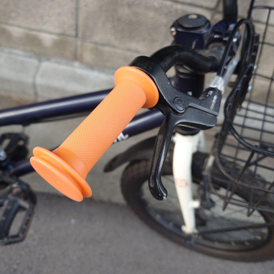 【手渡し　東京都】ヨツバサイクル　16インチ　ネイビー