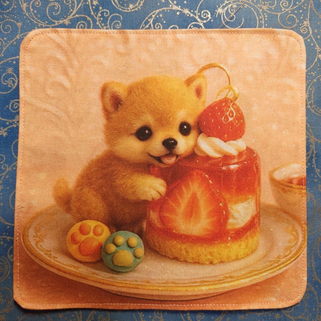 ご確認用　No1 モグモグ　ハンカチ5枚　パネル8枚　柴犬柄