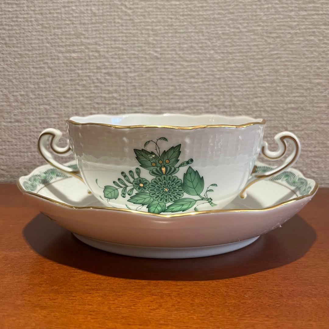 新品　未使用　ヘレンド　インドの華　スーピエール　スープポット　ハンガリー製