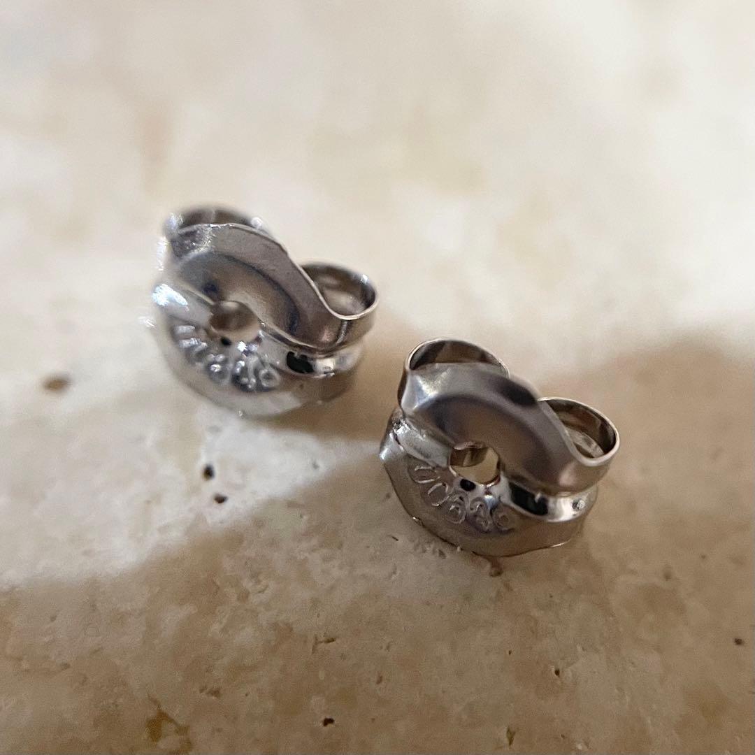 プラチナ900 天然ダイアモンド　ピアス　専用です