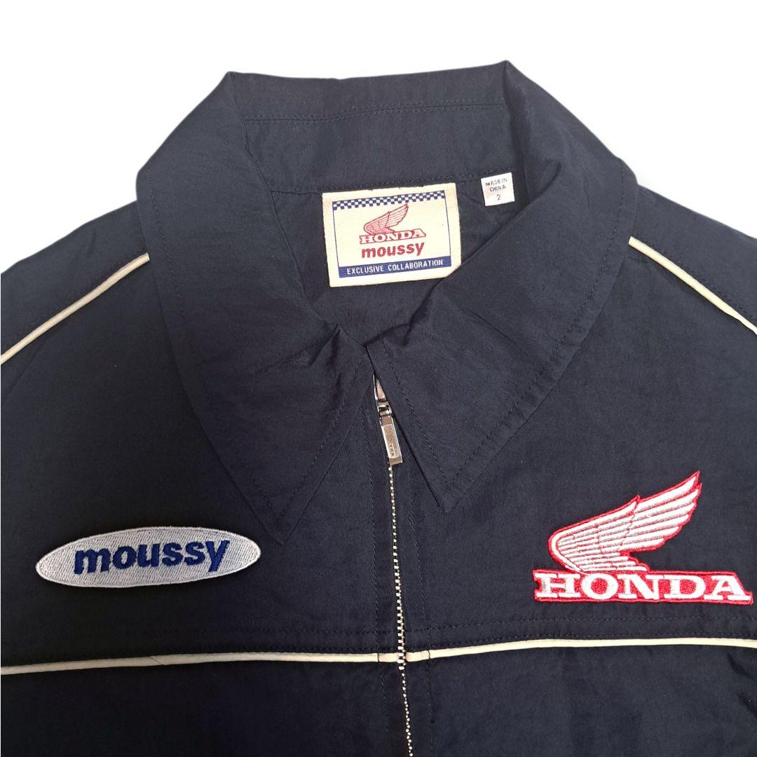 美品【Moussy × HONDA】 ジャンプスーツ サイズ2　ネイビー　紺