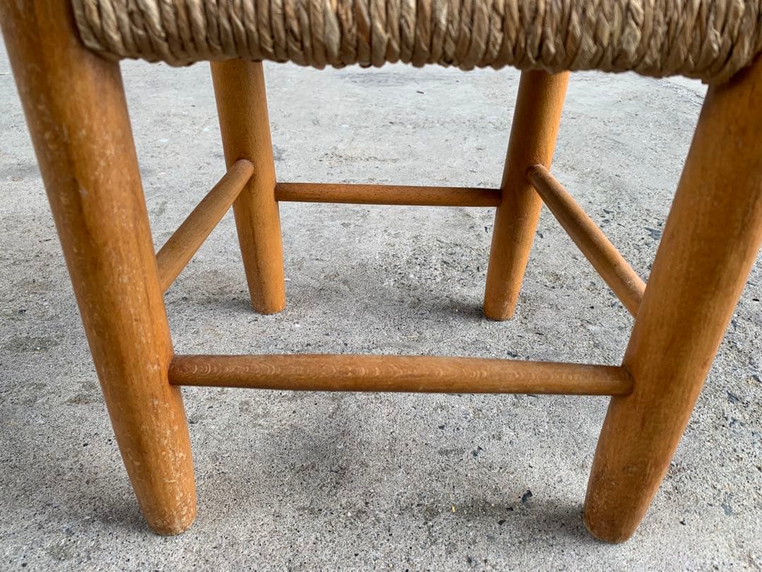 フレンチ ラッシュ ラダーバック チェア キッズ ドール 天然素材