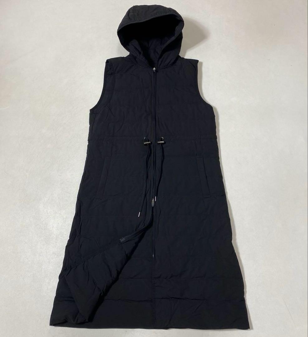 未使用 C'EST MOIJEU セモアージュ フード付き ロングダウンベスト