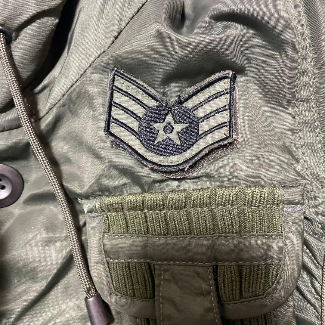 アヴィレックス N-2B フライドジャケット 短丈 Y2K S ファー