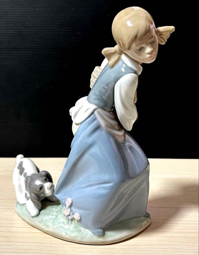 LLADRO リヤドロ　4982 『ポチのいたずら』 フィギュリン 置物