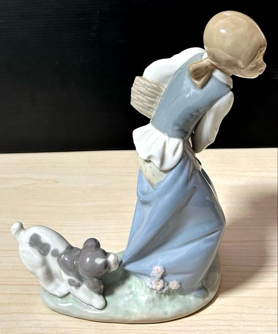 LLADRO リヤドロ　4982 『ポチのいたずら』 フィギュリン 置物
