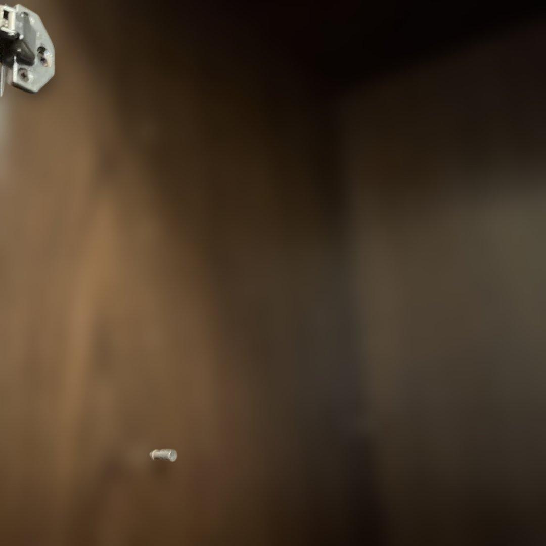 木製ダークブラウン下駄箱引き出し付き