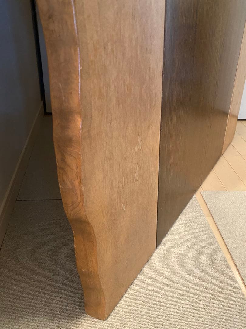 カリモク　ダイニングテーブル　サイズ約長165×幅90×高63cm 板厚4cm