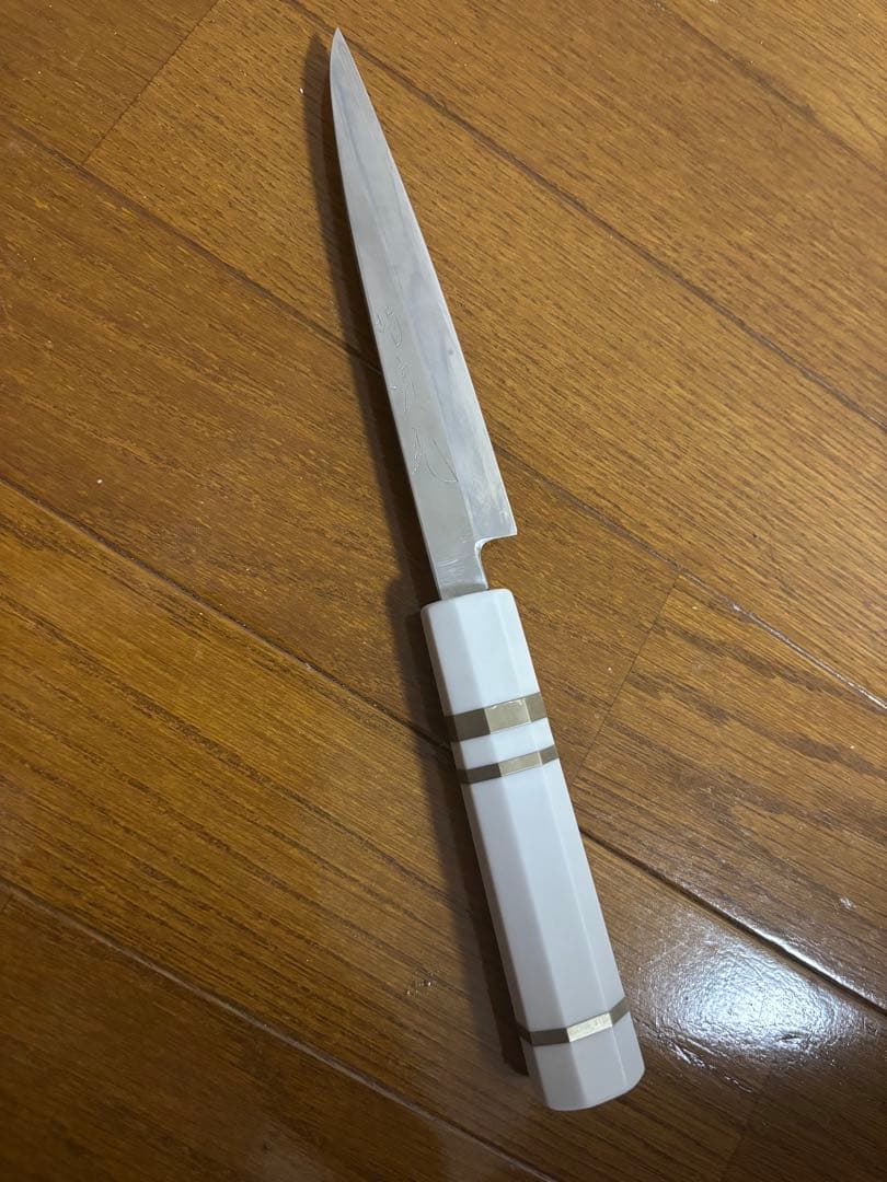 實光刃物　片刄ペティナイフ　粉末ハイスSG2 150mm