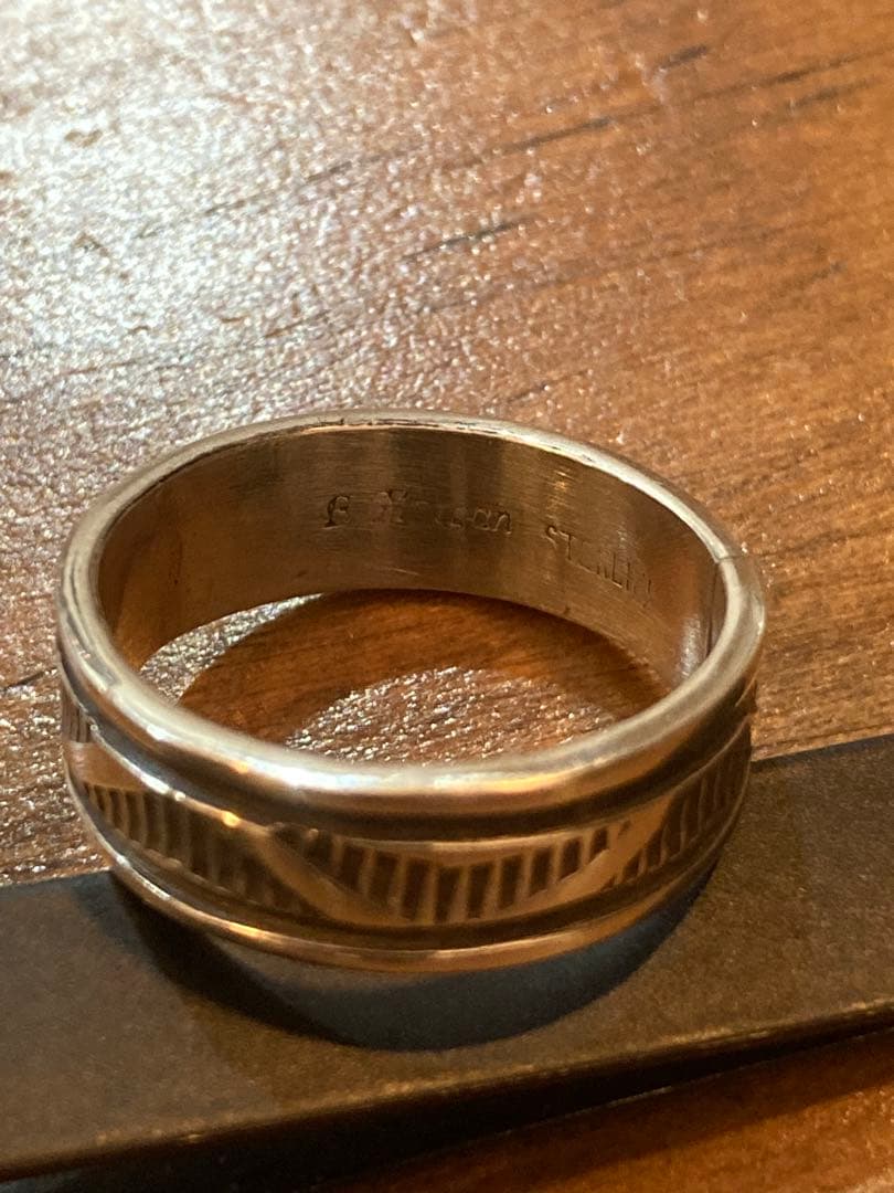 ブルースモーガン(Bruce Morgan)作 シルバー リング 幅0.7cm