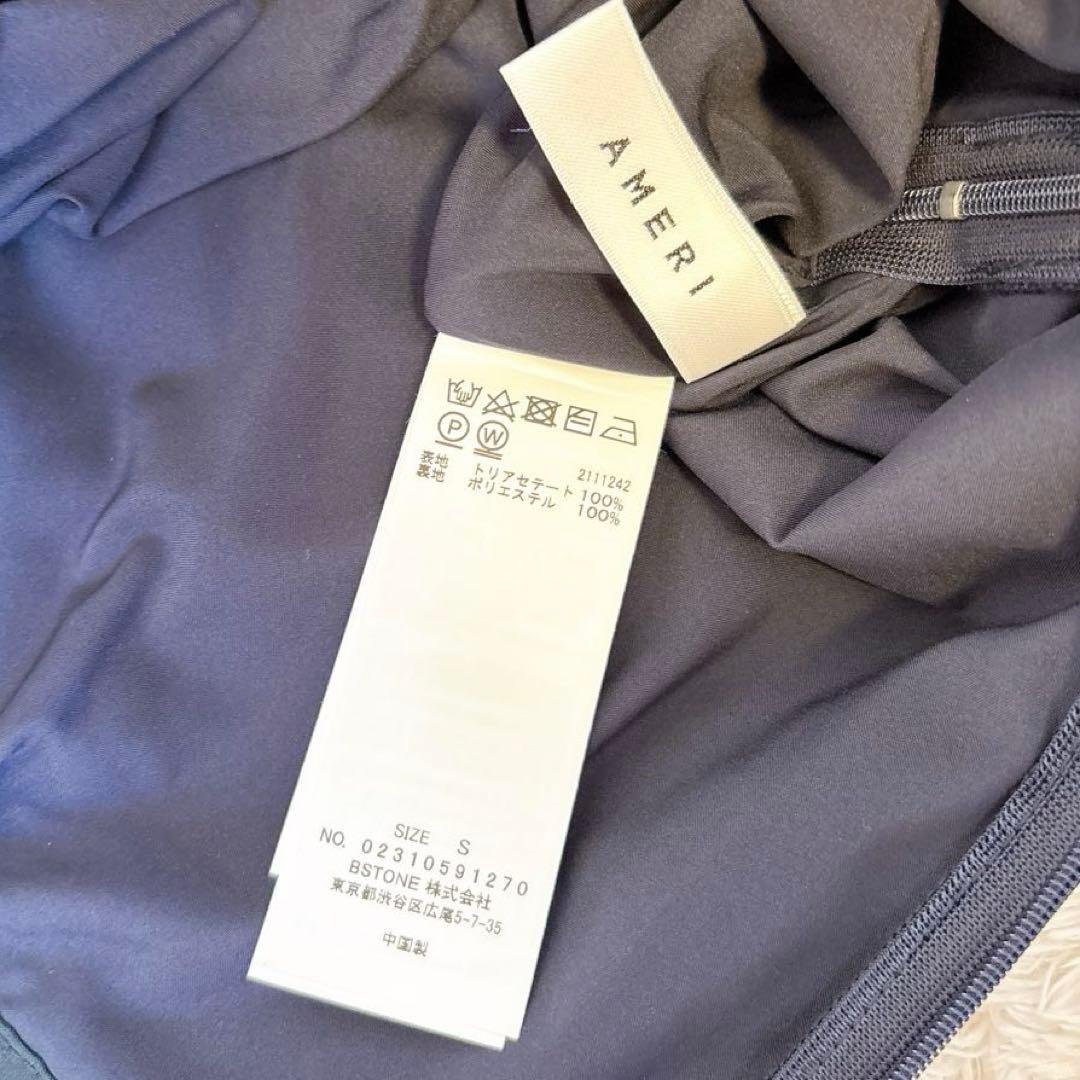 AMERI VEST SET BARE TOP ROMPERS ネイビー　S