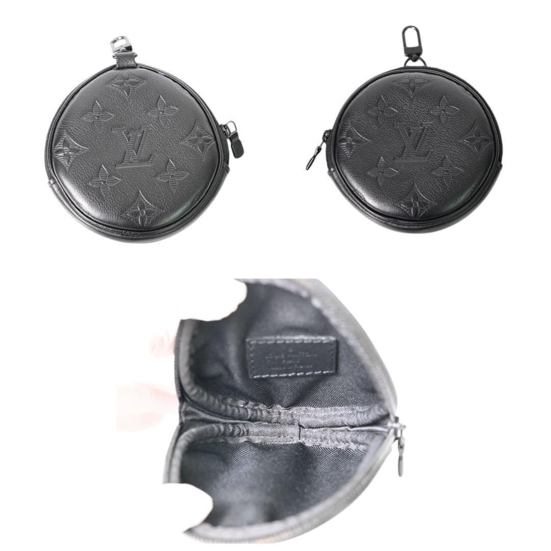 【新品同様】ルイヴィトン　モノグラム　シャドウ　ボディバッグ　スリングバッグ　黒