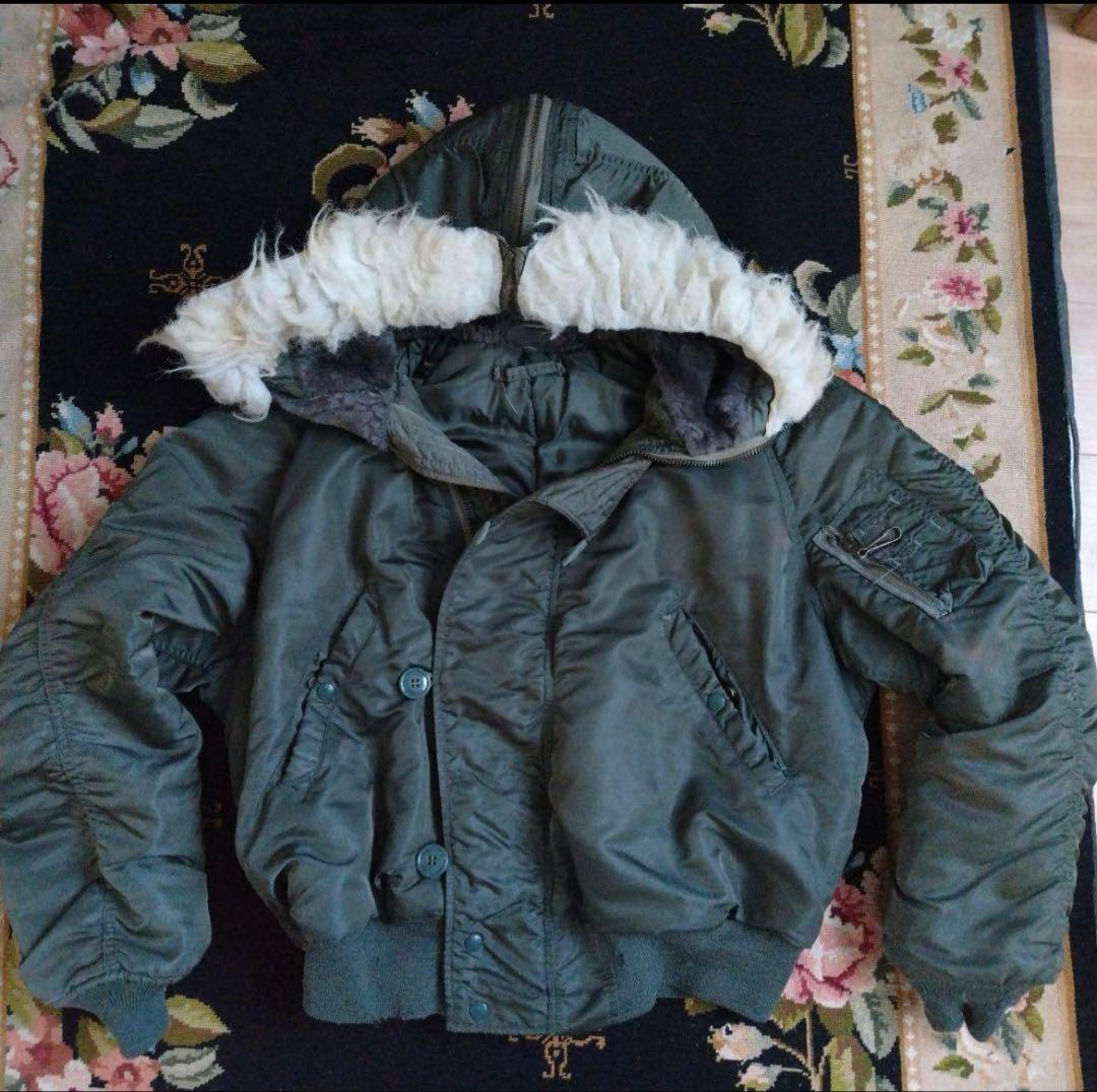 70s　N-2B　ビッグサイズ　フライトジャミリタリー米軍実物