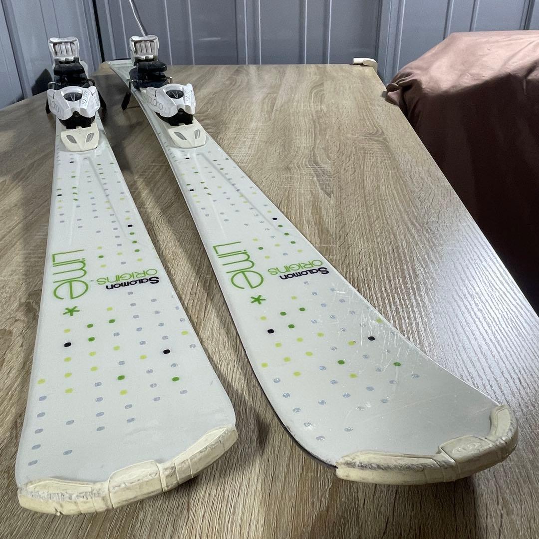 SALOMON159cm 25/25.5cmストック110cmスキーセット