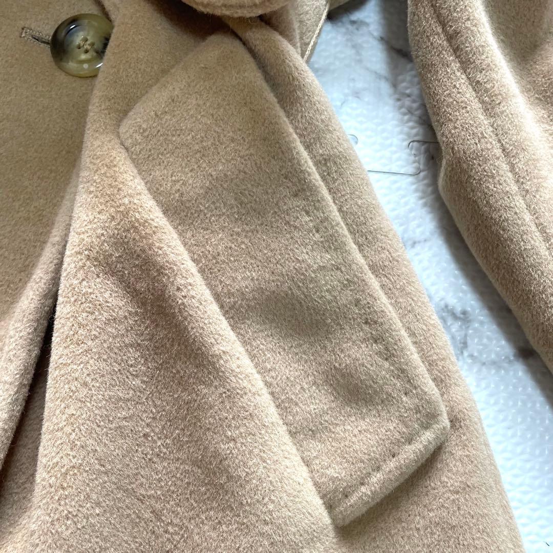 【極美品】マックスマーラ　マニュエラ　ベルテッドコート　アンゴラ　ウール　40号