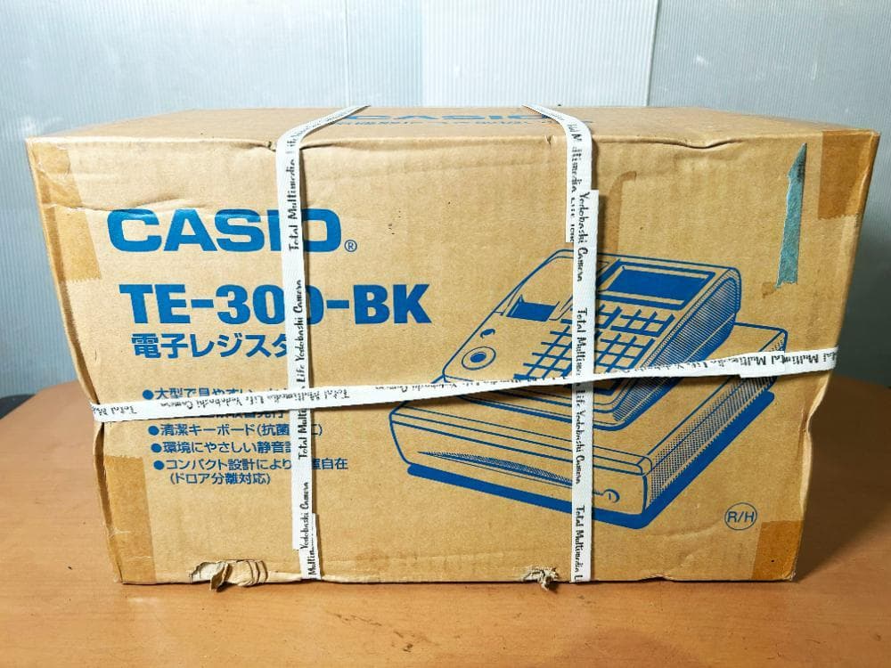 ☆新品未開封★CASIO 電子レジスタ【TE-300-BK】F478
