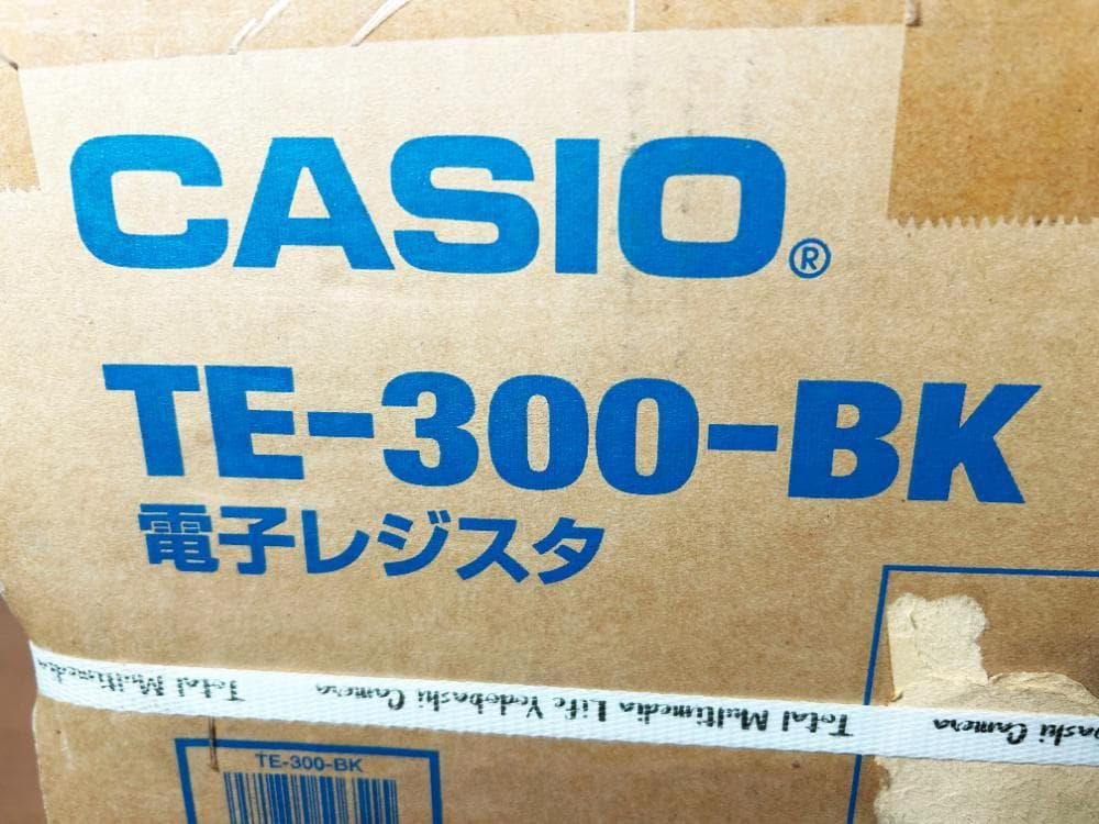 ☆新品未開封★CASIO 電子レジスタ【TE-300-BK】F478