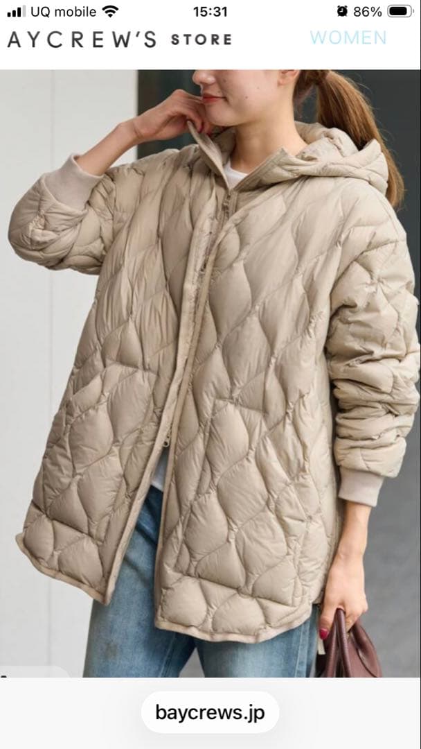 Framework別注　TAION/タイオン 別注フードビブス付きブルゾン 2