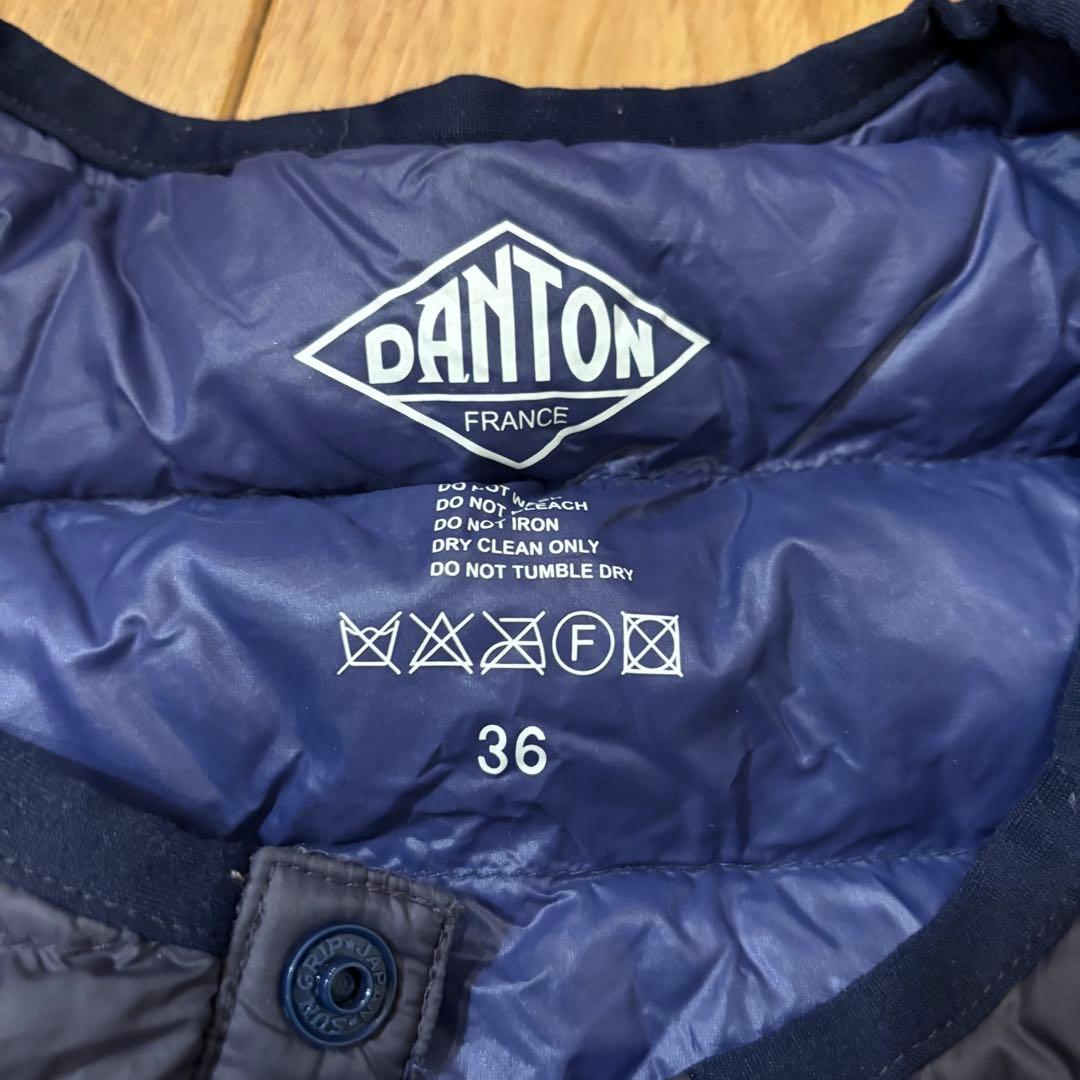 DANTON ダントン　インナーダウン　クルーネック　ダウンジャケット