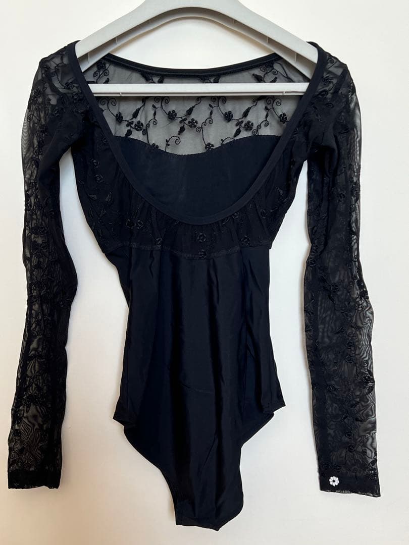 DellaLo' Milano デラロミラノ　Lサイズ　レオタード　黒