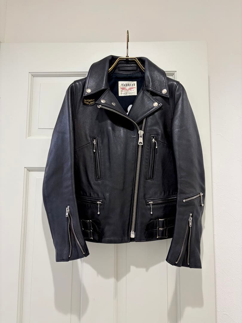 ルイスレザー×ヒステリックグラマー ライトニング ライダース ジャケット