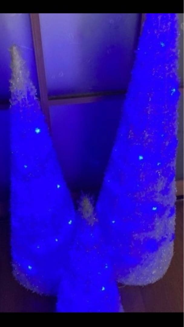 LEDライト付きクリスマスツリー 3点セット