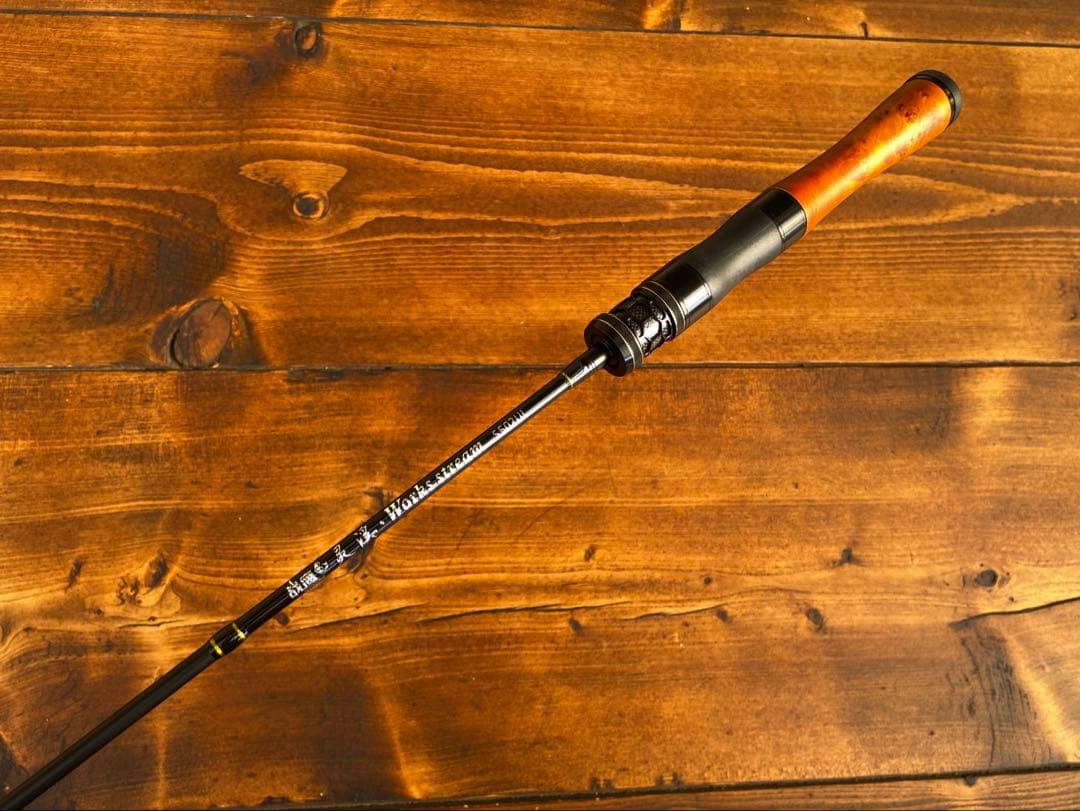 トラウトロッド　S502UL 渓流釣り　スピニングロッド　ウッドグリップ　5ft