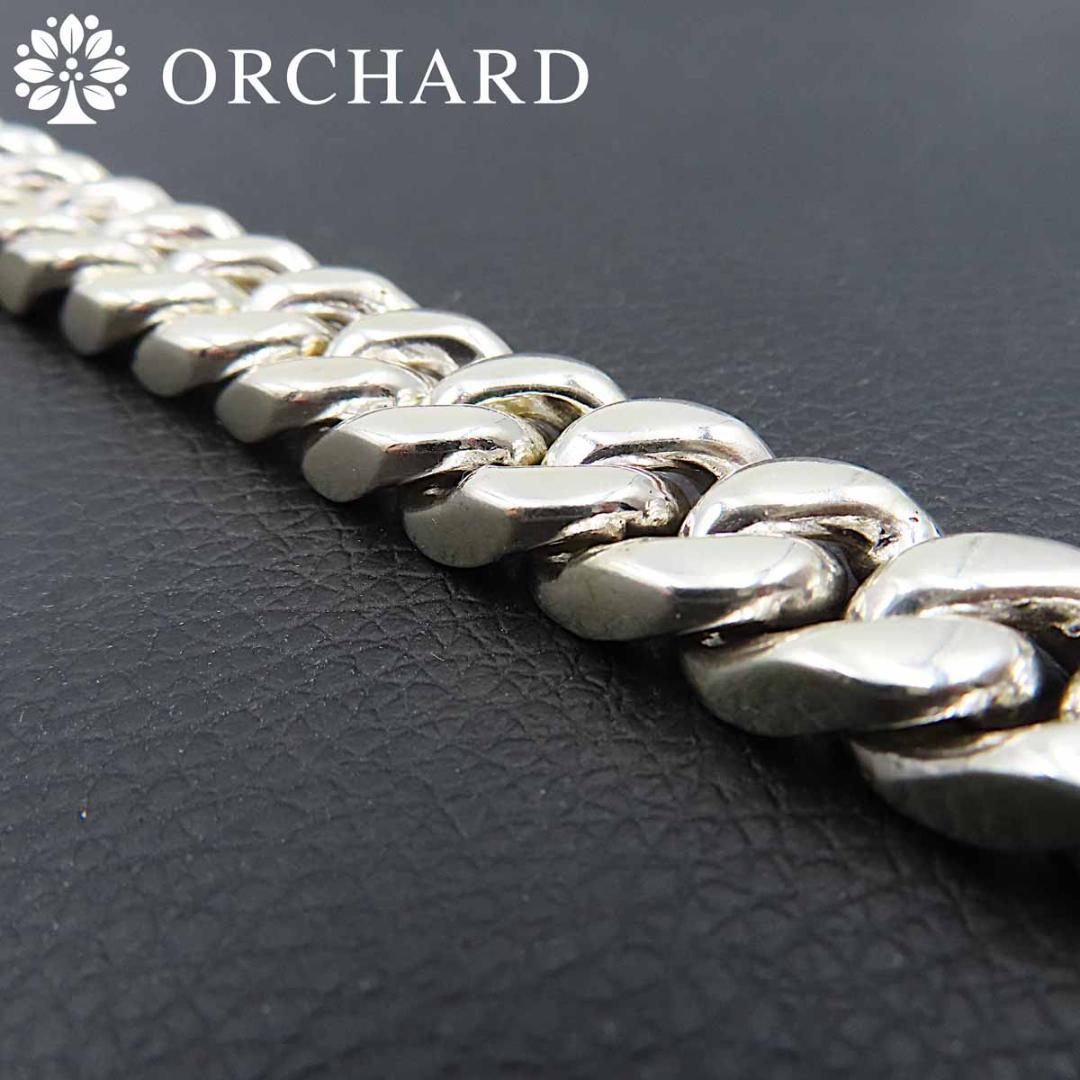 匿名配送/シルバー925/ネックレス/マイアミキューバンチェーン/45cm