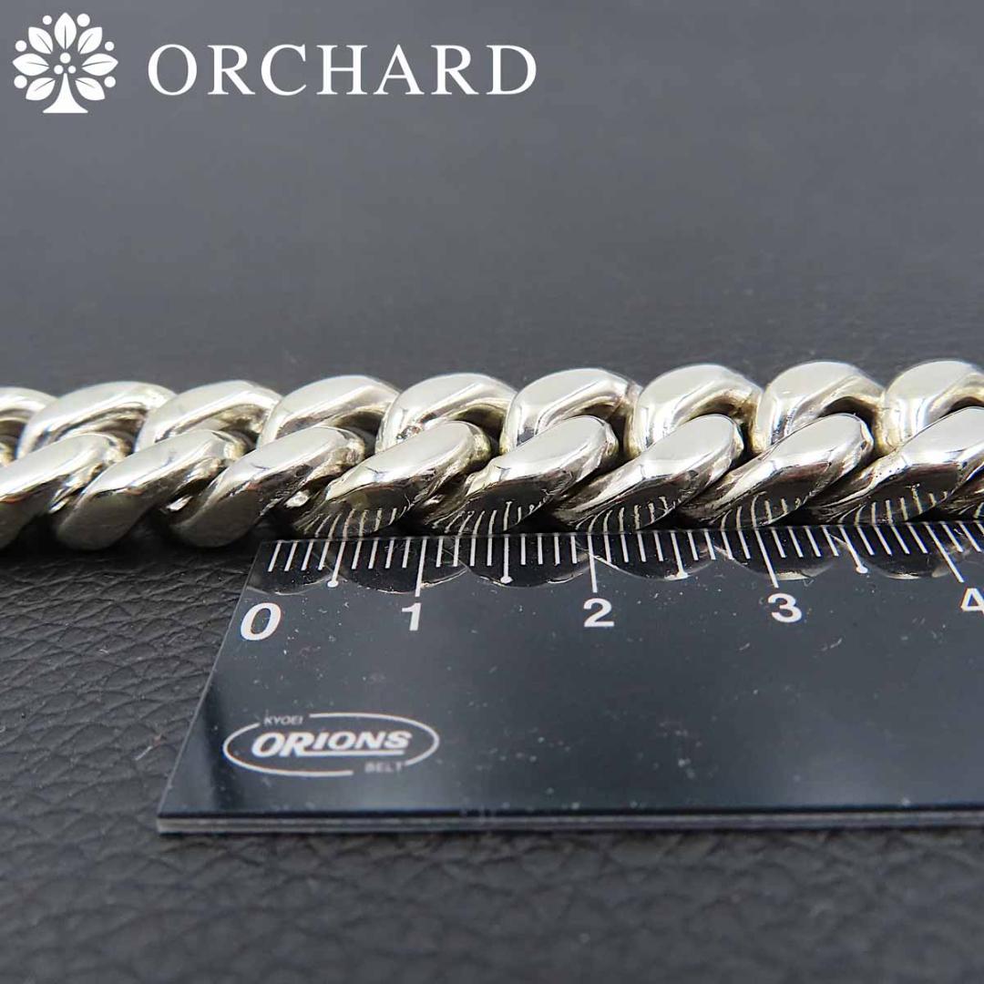 匿名配送/シルバー925/ネックレス/マイアミキューバンチェーン/45cm