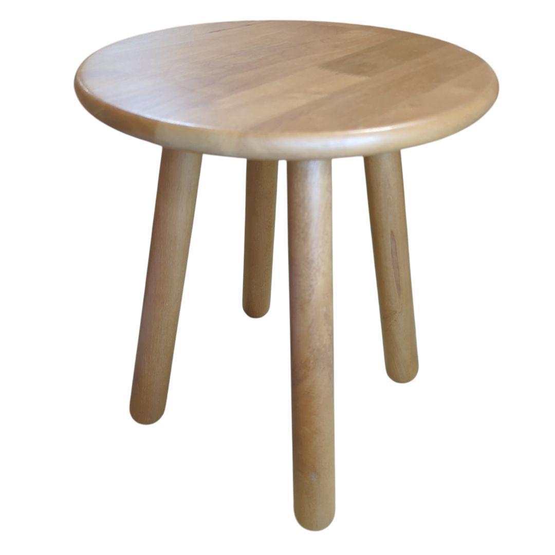 【8脚セット】ウッドスツール 木製 丸椅子 脚 取外し可