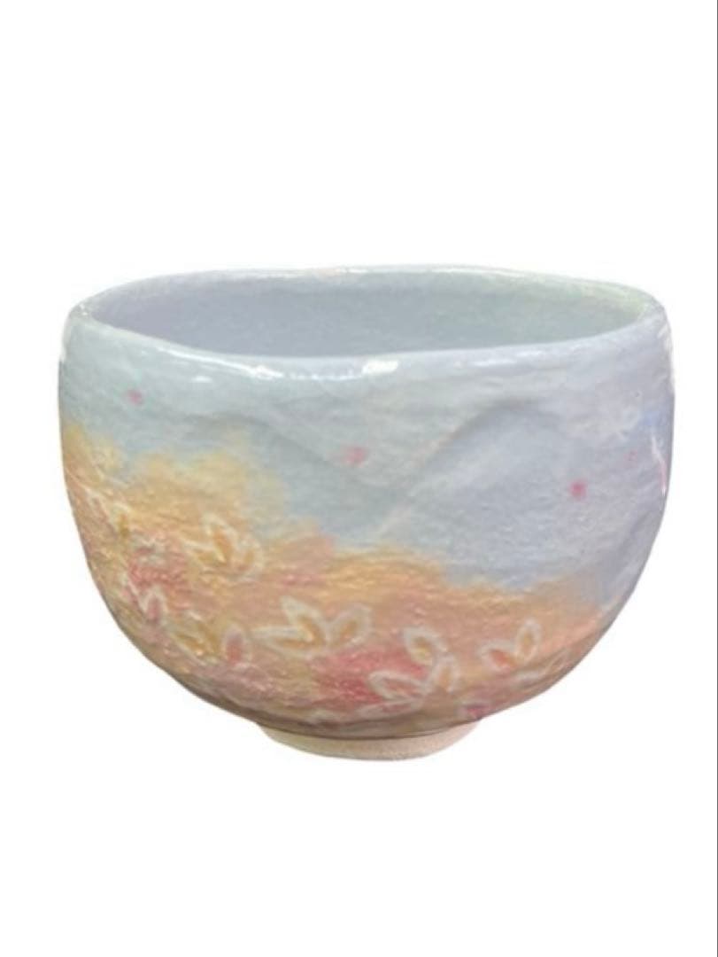 茶碗　楽焼　夢見る猫　吉村楽入　抹茶茶碗　抹茶碗　茶道具　抹茶