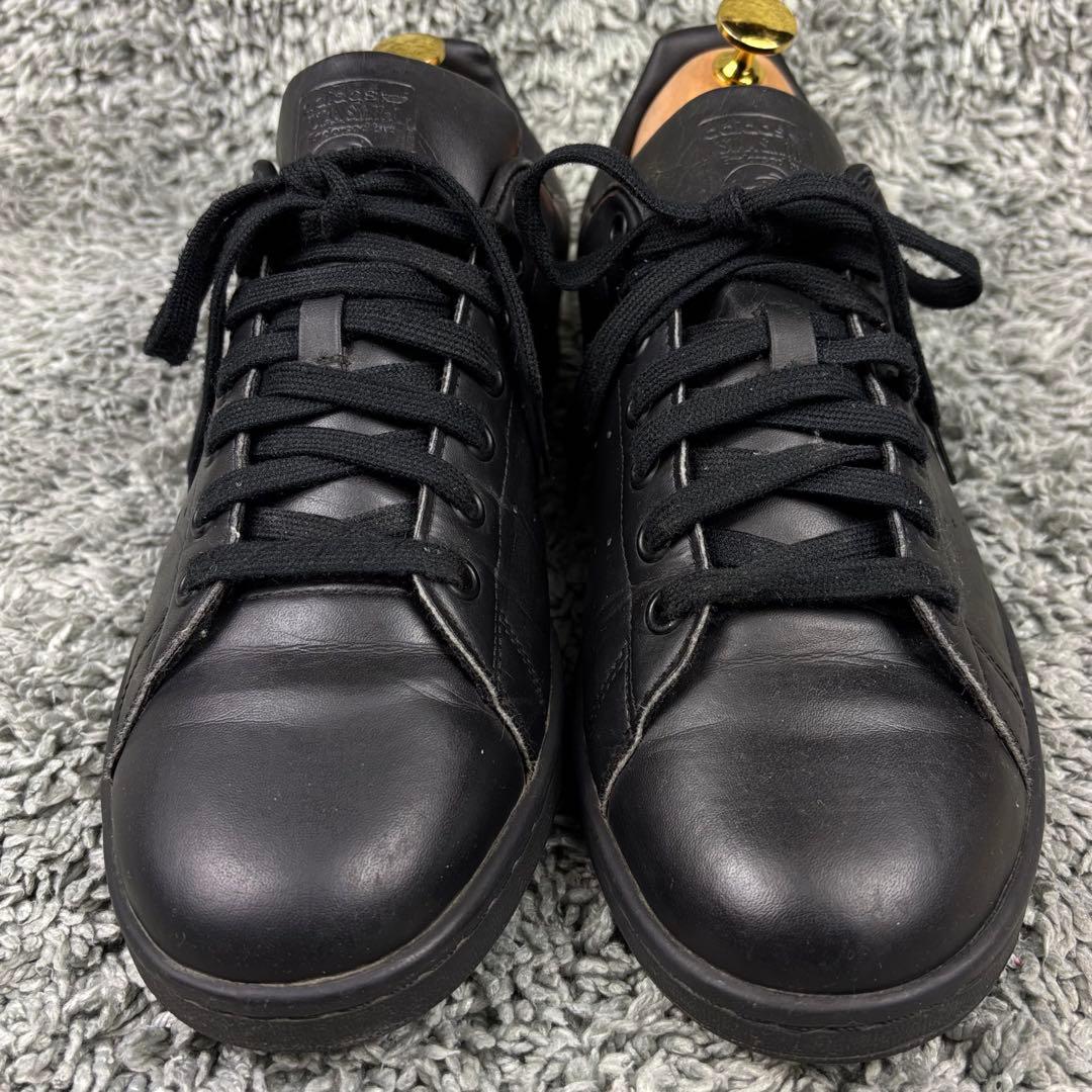 ☆美品☆【アディダス】スタンスミス (27.5) オールブラック　レザー