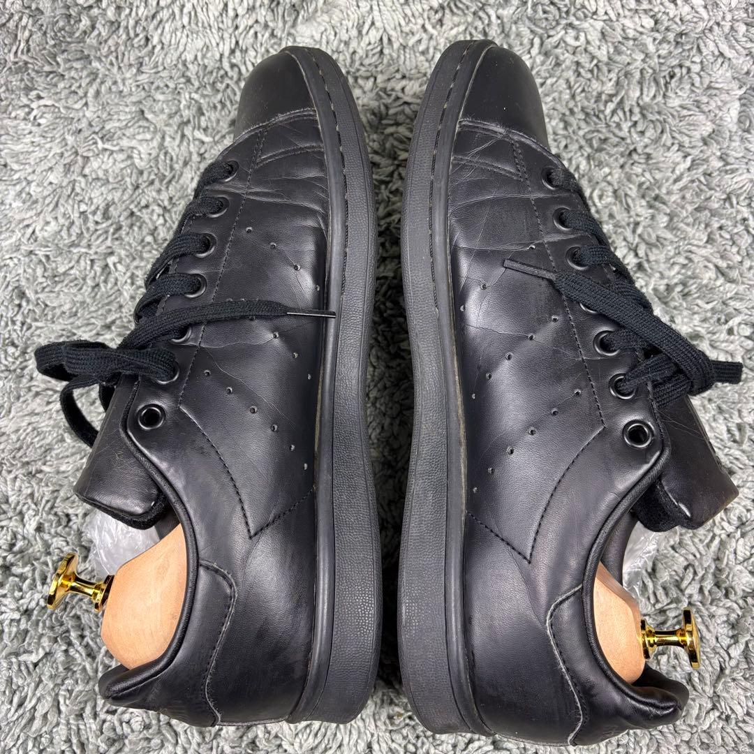 ☆美品☆【アディダス】スタンスミス (27.5) オールブラック　レザー