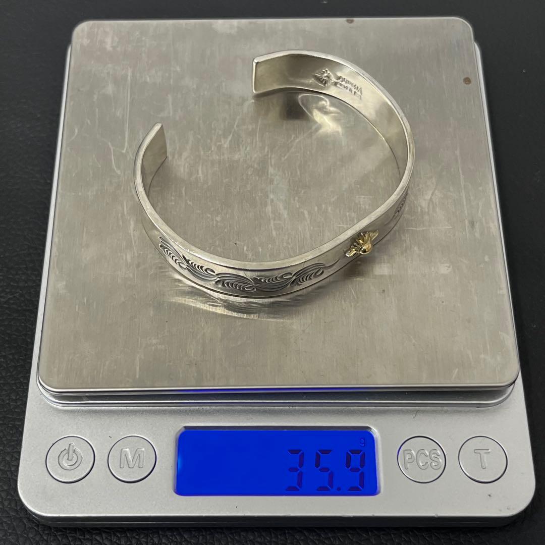 (C042215)ARIZONA FREEDOM SV K18 バングル 18金