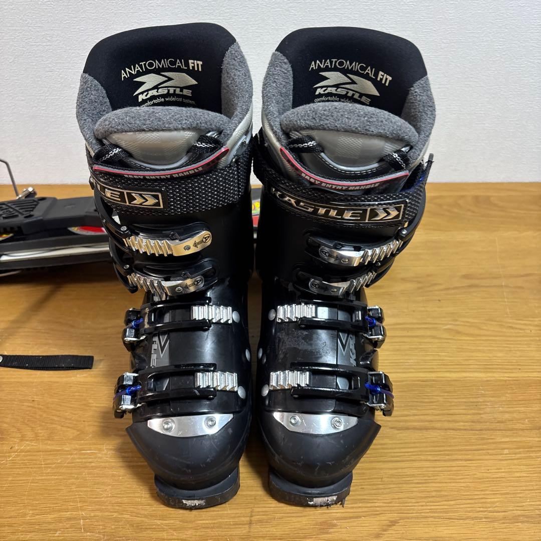 メンズショートスキーセット　ファンスキー　　KASTLE 25-25.5ｃｍ