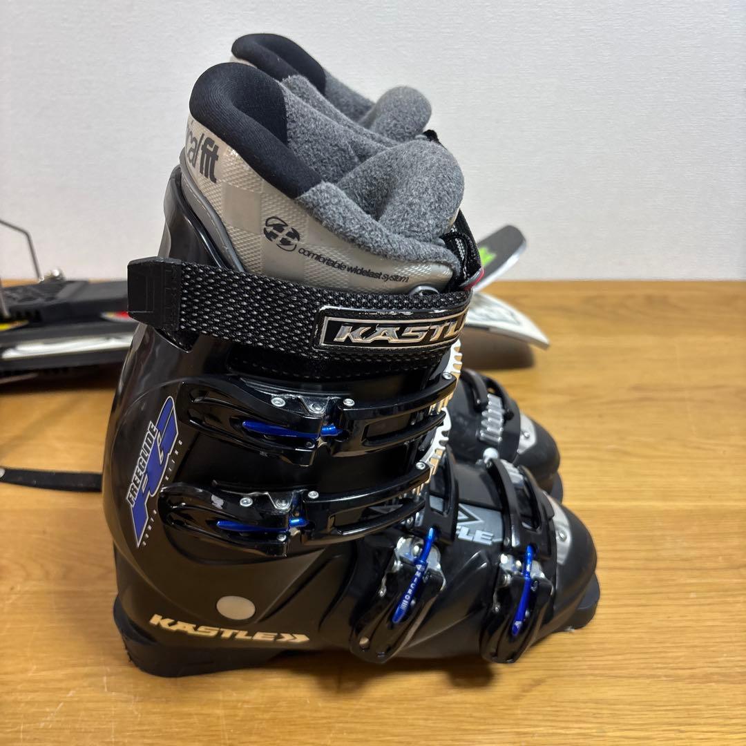 メンズショートスキーセット　ファンスキー　　KASTLE 25-25.5ｃｍ