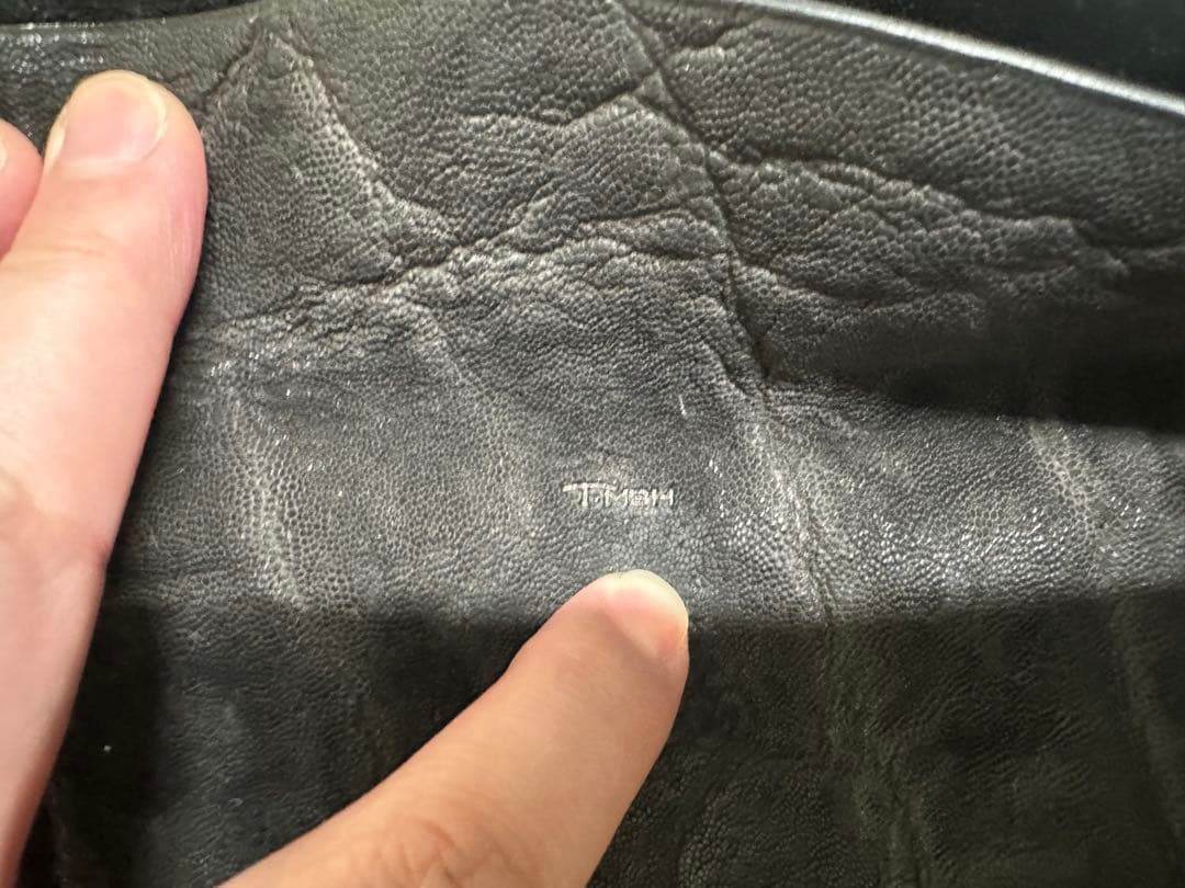 美品T.MBHおりつむスマート 黒象 tmbh STRASBURGO